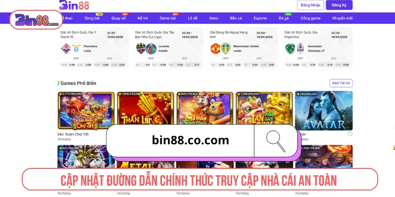 Cập nhật đường dẫn chính thức truy cập nhà cái an toàn ngay hôm nay